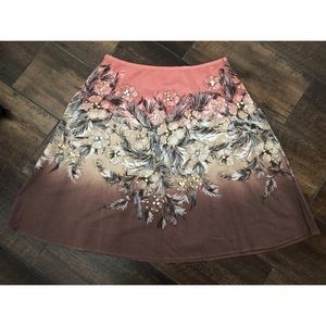 silhouettes Skirts - Ombré Pink Beige Brown Gold Sequin Aline Skirt silhouettes Skirts - Ombré Pink Beige Brown Gold Sequin Aline Skirt